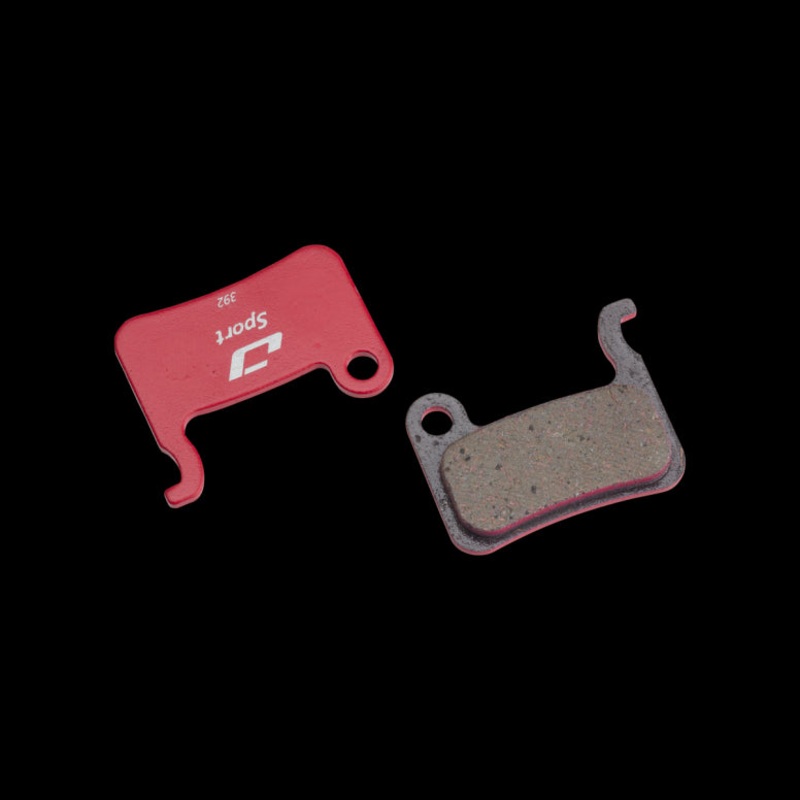 Jagwire Sport Semi-Metallic Disc Brake Pads - Shimano MTB/TRP Red