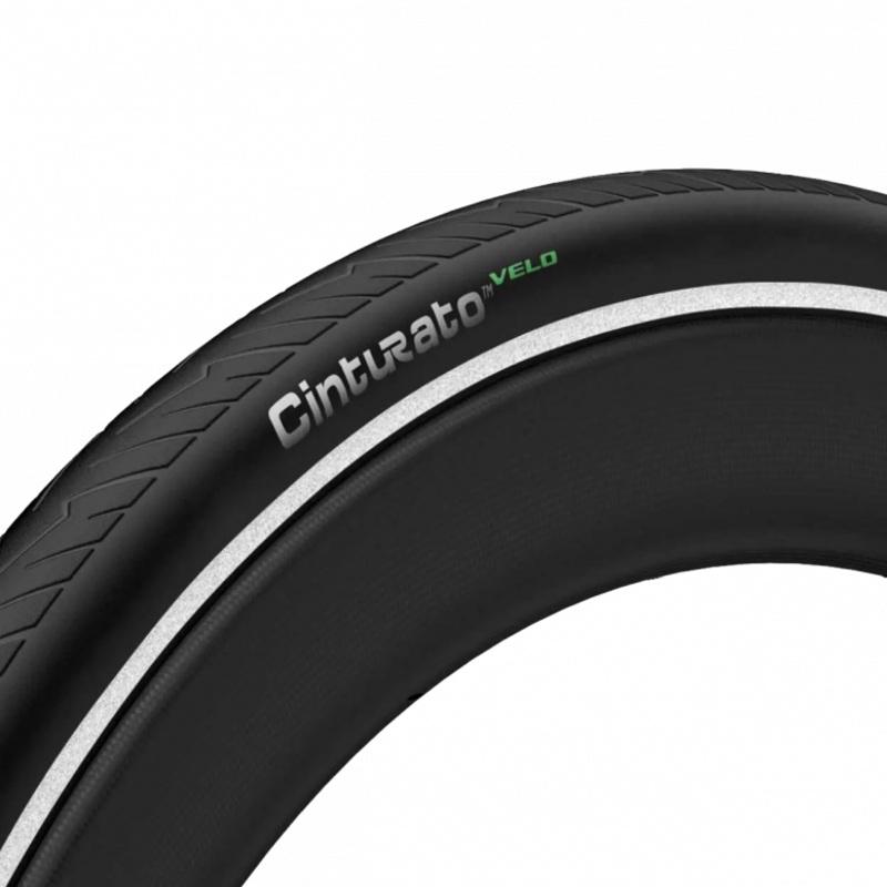 Pirelli Cinturato Velo TLR Reflective Tyre Black 700x32c
