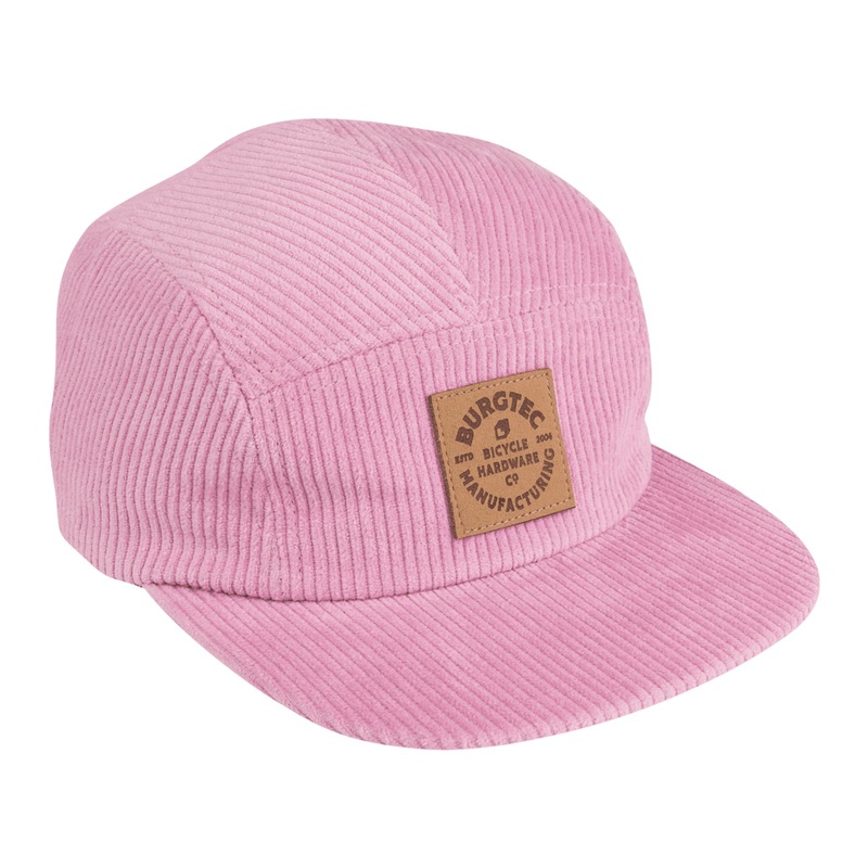 Burgtec Bandit Corduroy Five Panel Hat Candyfloss One Size