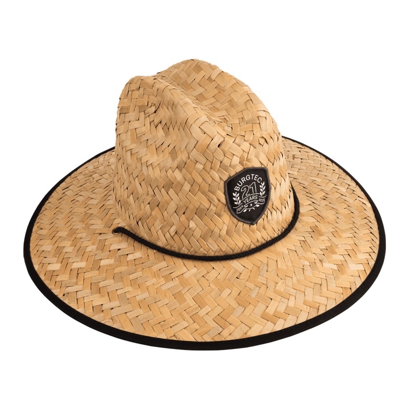 Burgtec Shaper Straw Brimmed Hat One Size