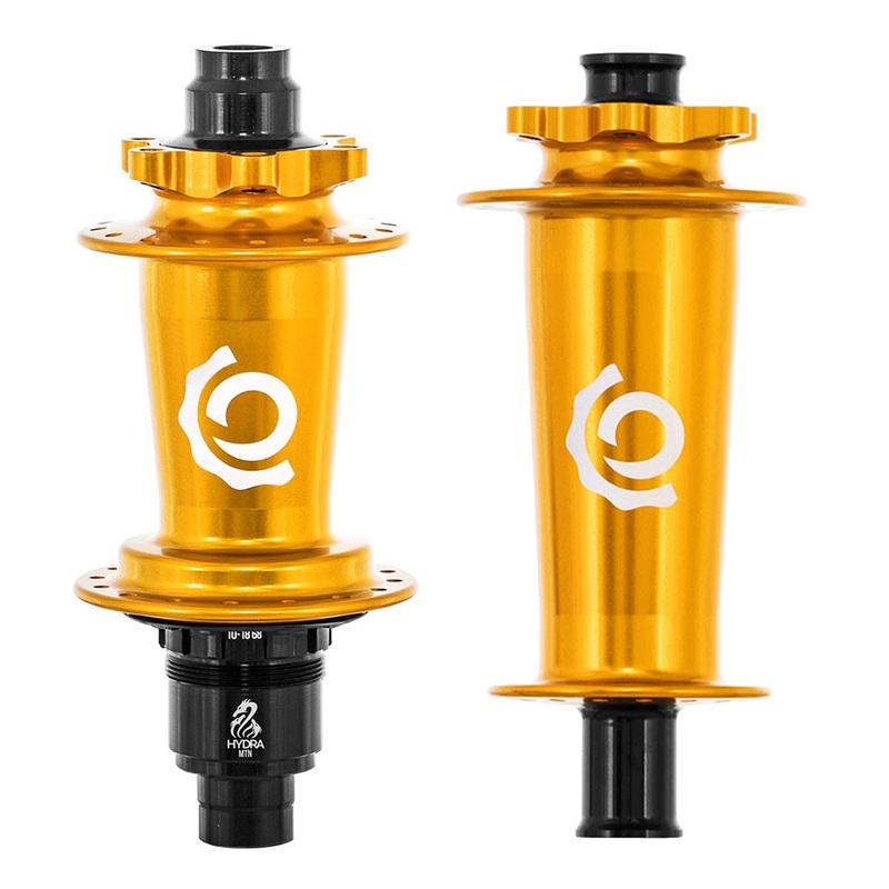 Industry Nine Hydra Classic 28h 6 Bolt Gold Hubset Gold 15x110 & 12x148 - 28H - HG