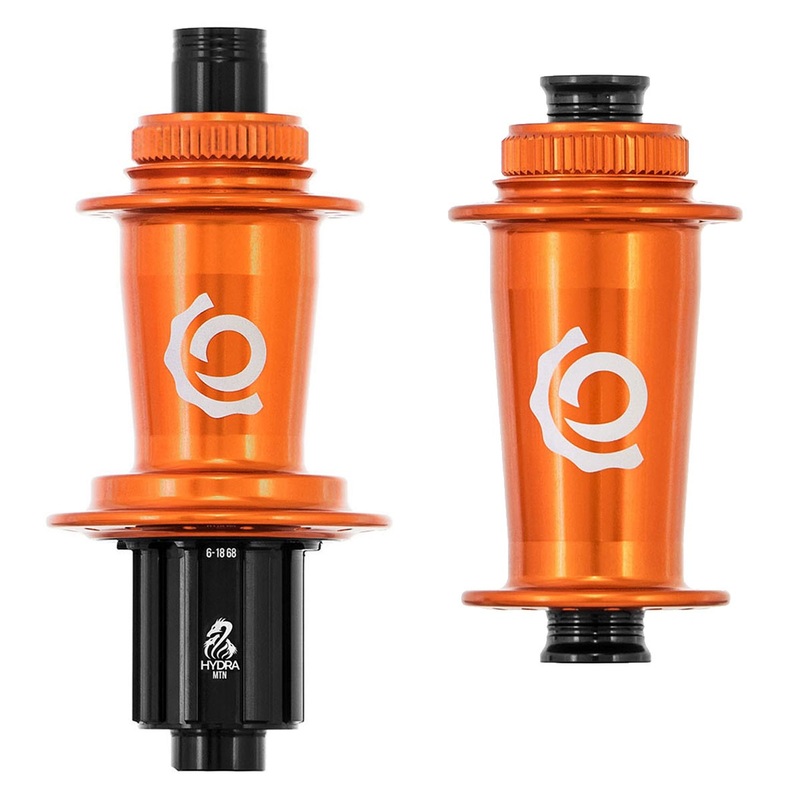 Industry Nine Hydra Classic 28h Center Lock Orange Hubset Orange 15x110 & 12x148 - 28H - HG