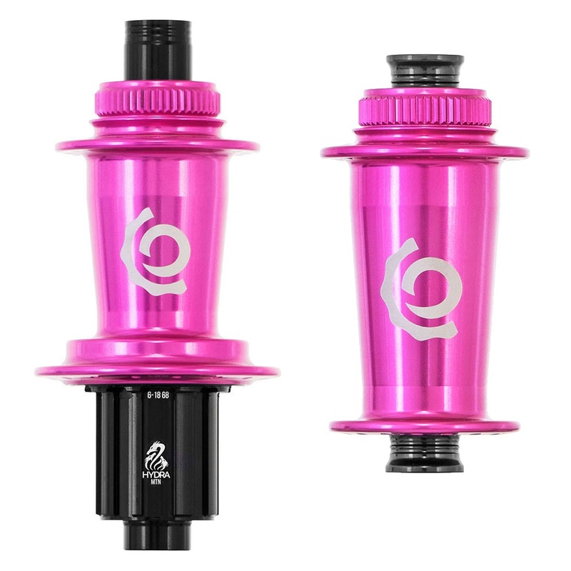 Industry Nine Hydra Classic 28h Center Lock Pink Hubset Pink 15x110 & 12x148 - 28H - XD