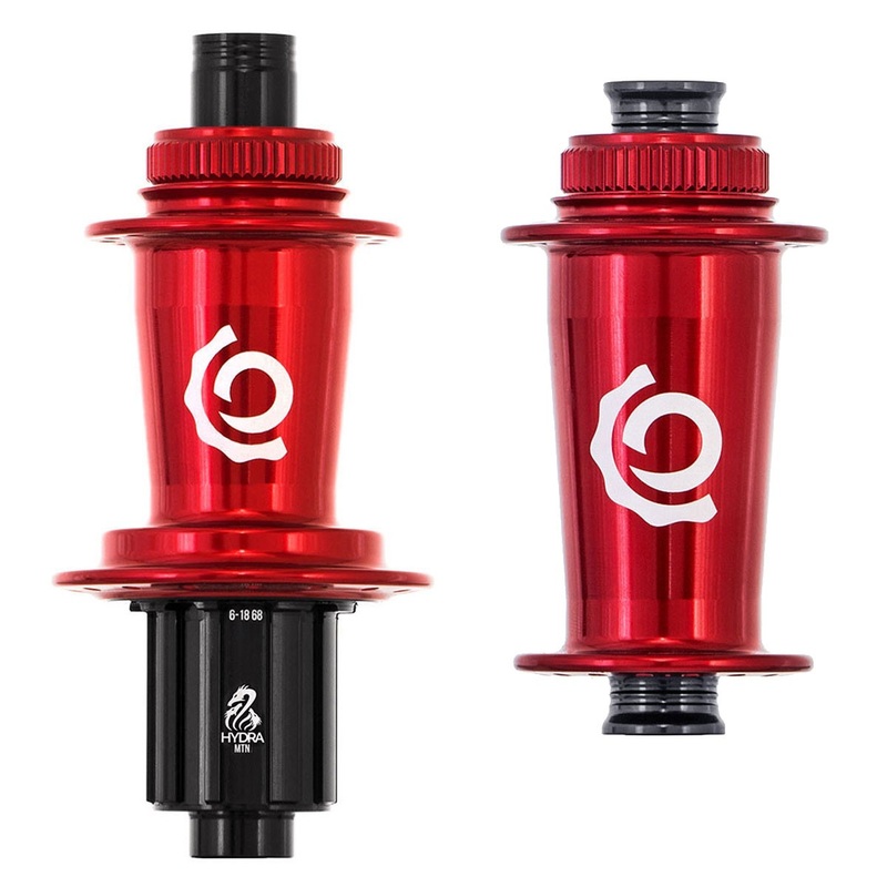 Industry Nine Hydra Classic 28h Center Lock Red Hubset Red 15x110 & 12x148 - 28H - XD
