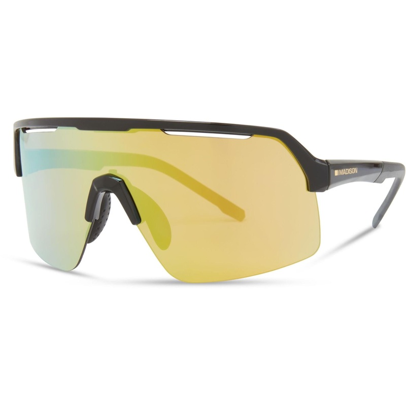 Madison Crypto Air Gloss Black Sunglasses - Bronze Mirror Lens Gloss Black