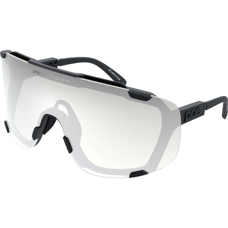 POC Devour Photochromic Glasses Uranium Black Clarity Photochromic/Changeable Grey
