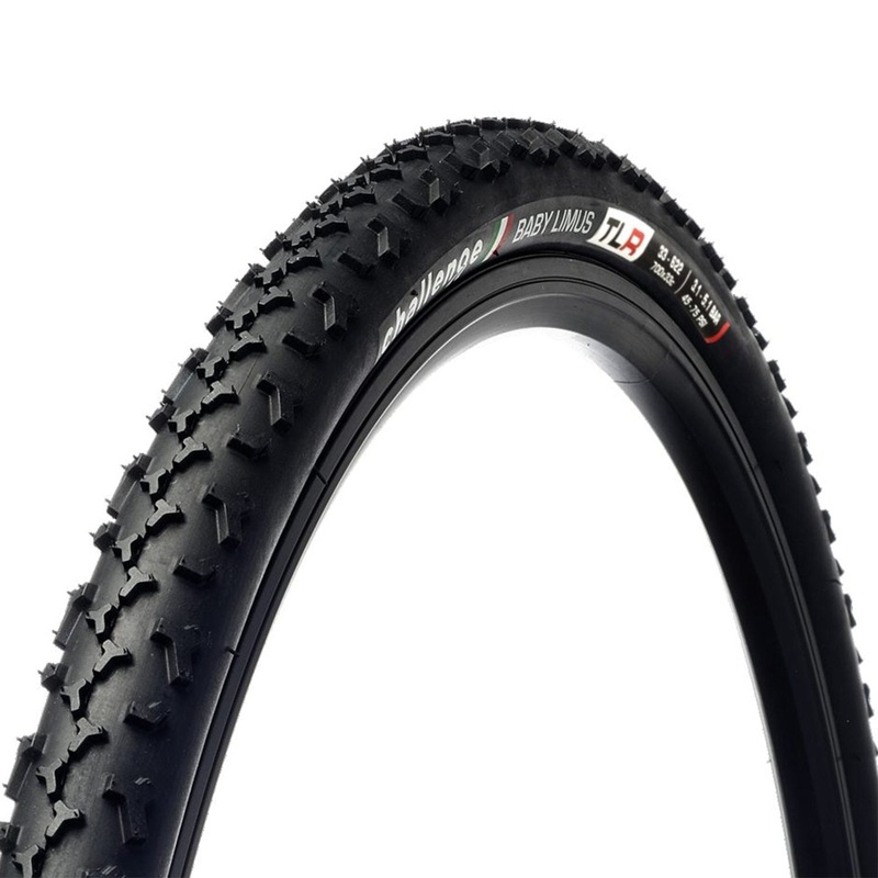 Challenge Baby Limus Race Vulcanized Tubeless Ready Tyre Black 700x33