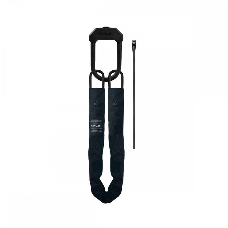Hiplok E-DX Chain & U-Lock Combo Bike Lock Black 10mm/110cm