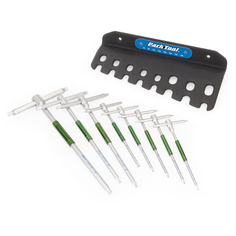 Park Tool THT-1 Sliding T-Handle Torx Compatible Wrench Set Green One Size