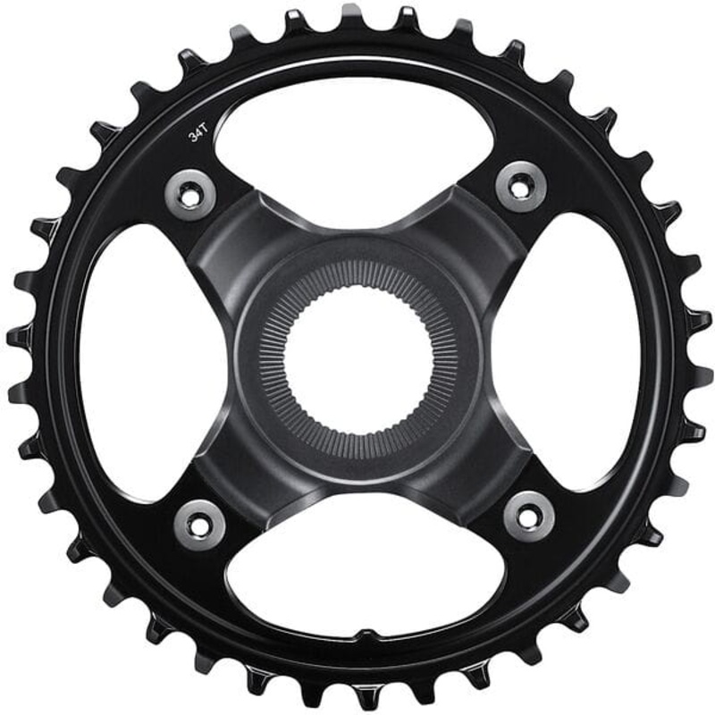 Shimano STEPS SM-CRE80-B Chainring 55mm Chainline Black 34 teeth