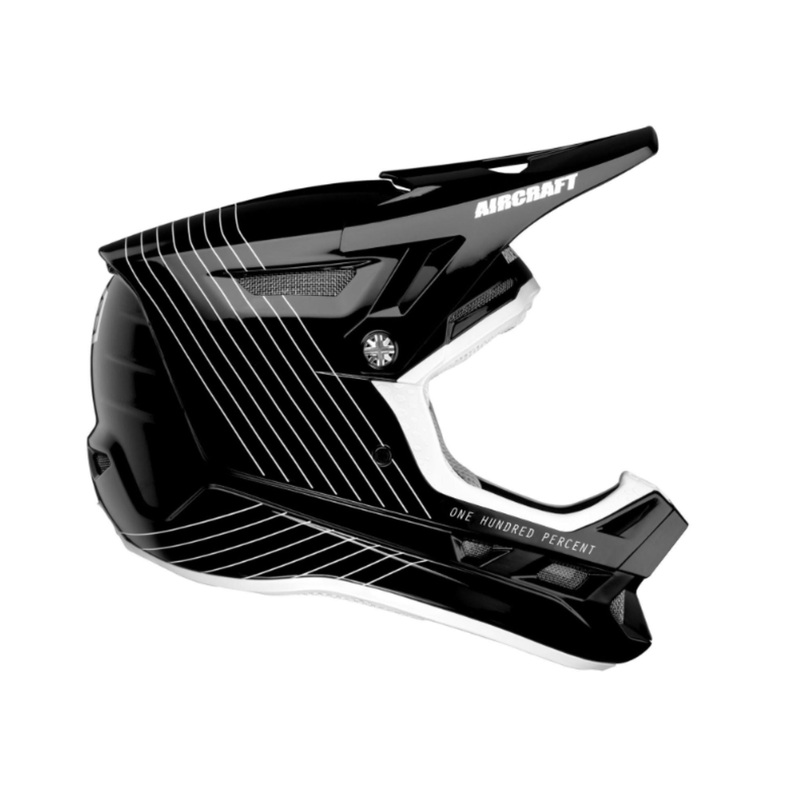 100% Aircraft Composite Full-Face Helmet Silo XS