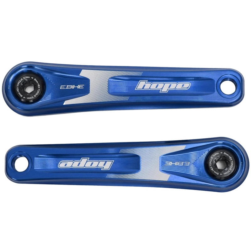 Hope E-Bike Crankset Black 155mm Narrow Offset