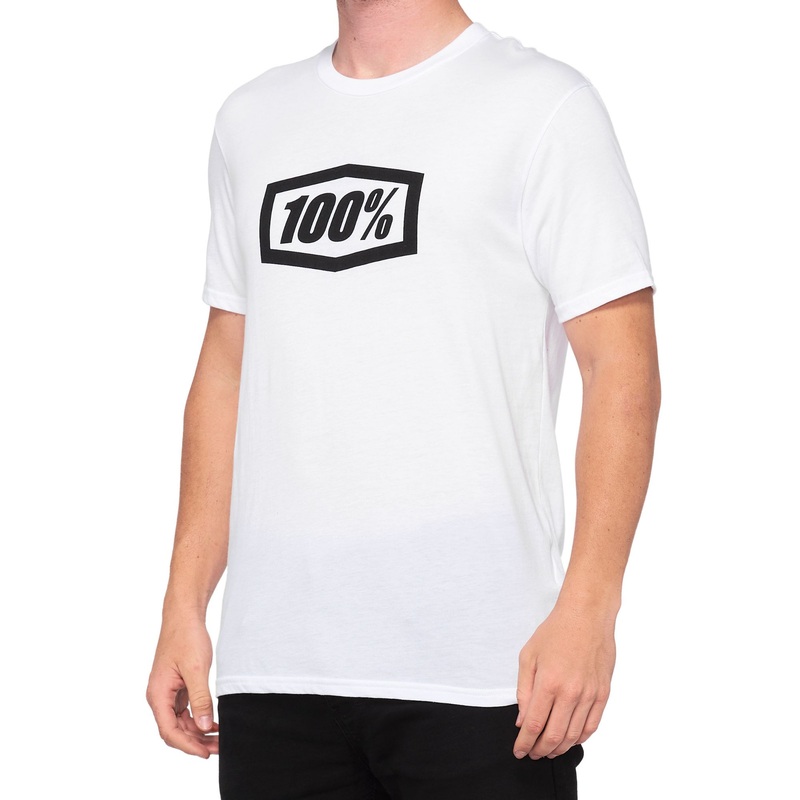 100% Icon Short Sleeve T-Shirt White XL