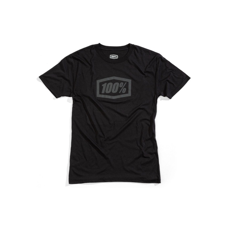100% Icon Short Sleeve Tech Tee Black S
