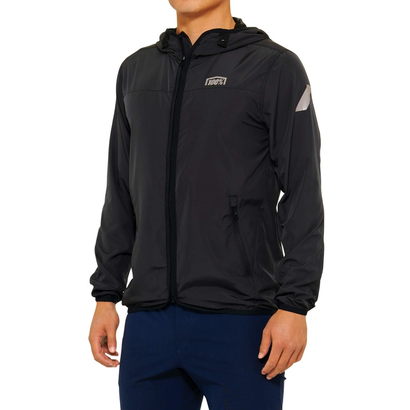 100% Klutch Windbreaker Black XL