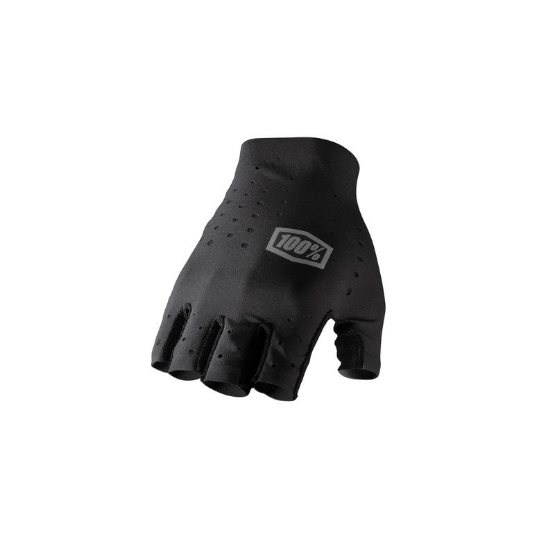 100% Sling Short Finger Bike Gloves Black S