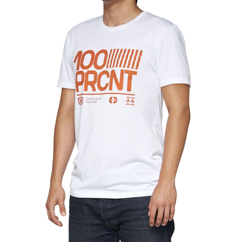 100% Surman Tech T-Shirt White XL