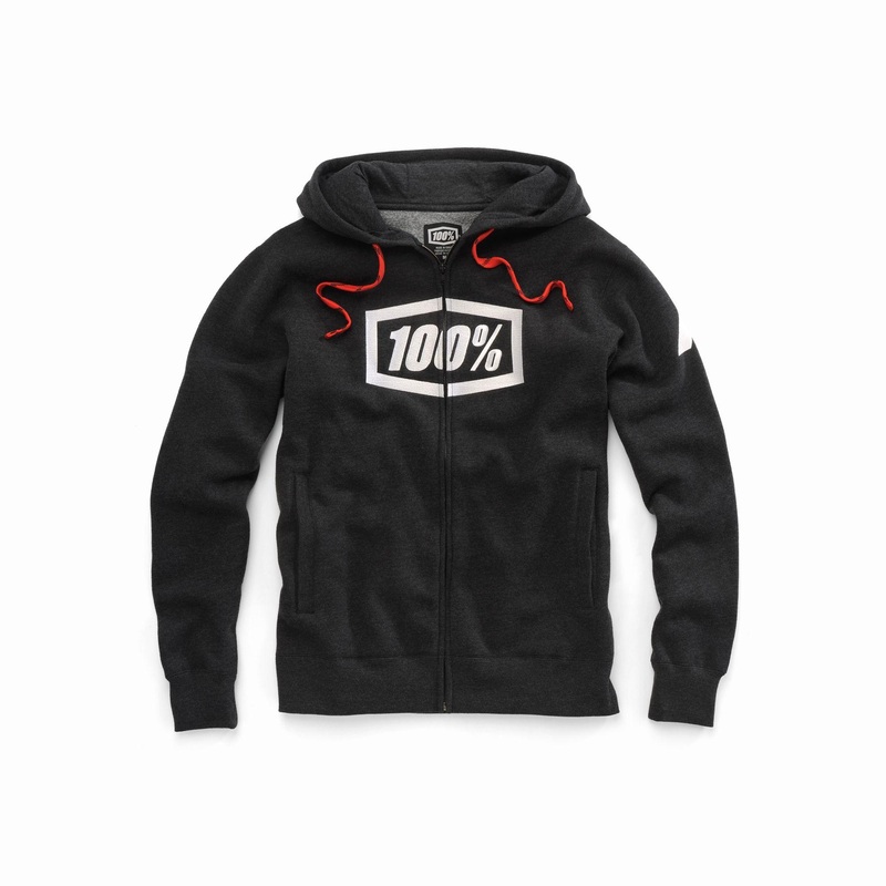 100% Syndicate Zip Fleece Hoodie Black S