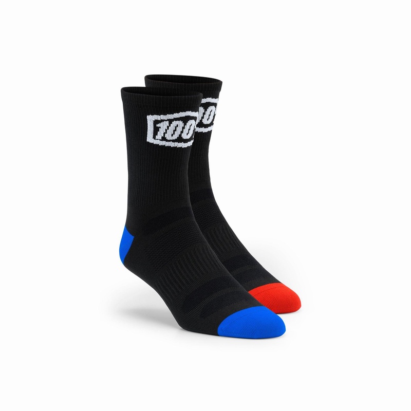 100% Terrain MTB Performance Socks Black S/M