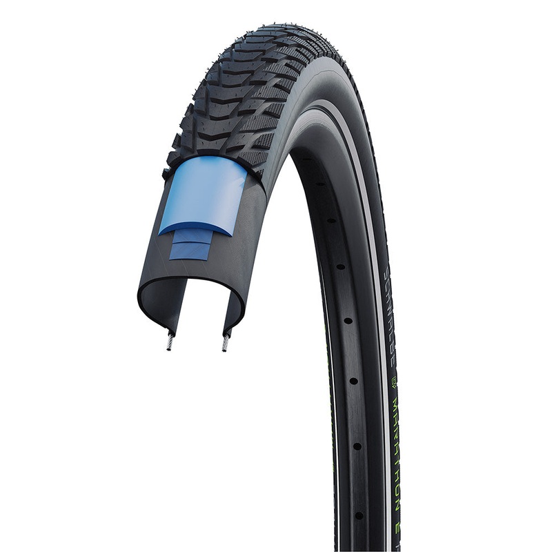 Schwalbe Marathon E-Plus Tyre Black 700 x 35 Smart DualGuard - Addix E