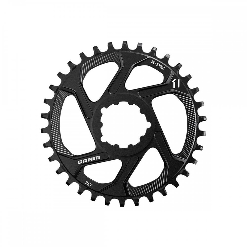 SRAM X-Sync 11-Speed Steel Direct Mount Steel Chainring - 3mm Boost Black 30T 3mm Offset Boost