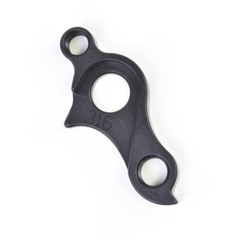 Wheels Manufacturing Replaceable Derailleur Hanger / Dropout 316 Black One Size
