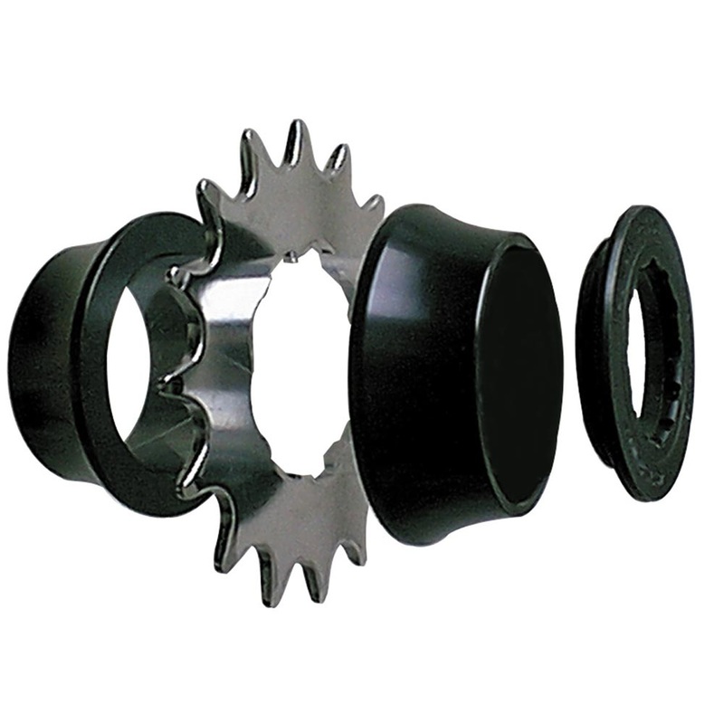 Gusset 1-ER Singlespeed Converter - 16 & 18T Black 8/9sp