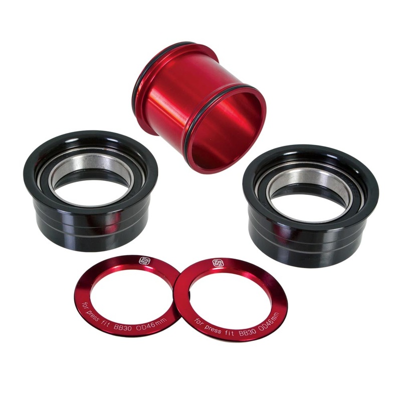 Gusset GRS PF30 Bottom Bracket Black 46mm