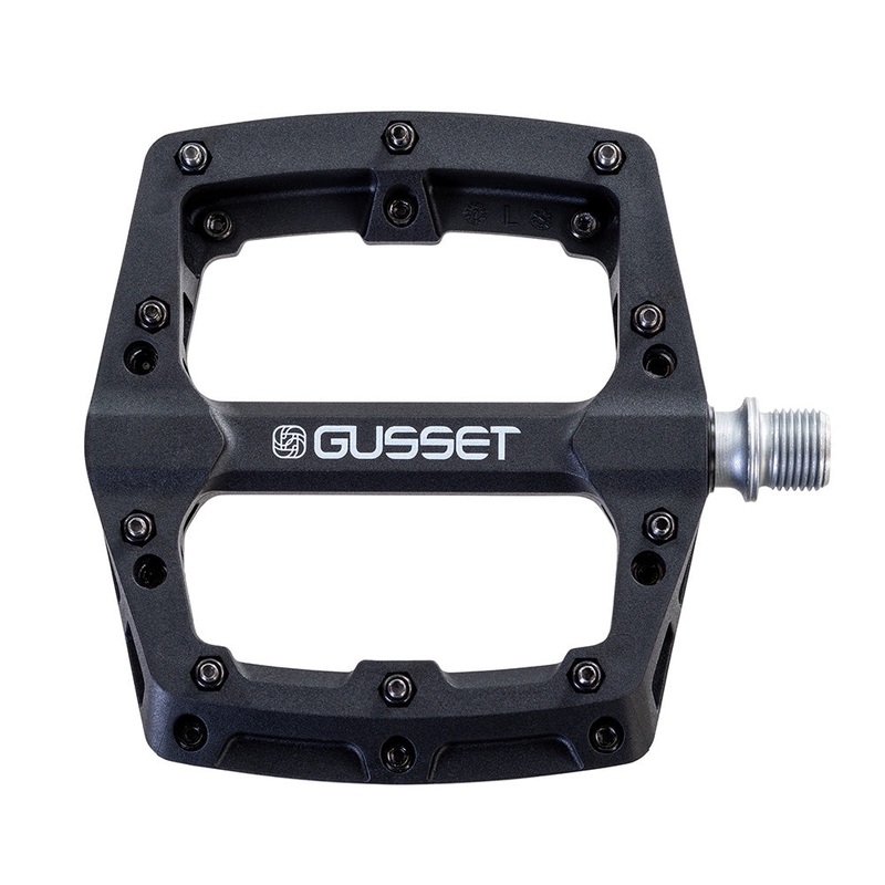 Gusset Slim Jim Nylon Pedals Black 9/16"