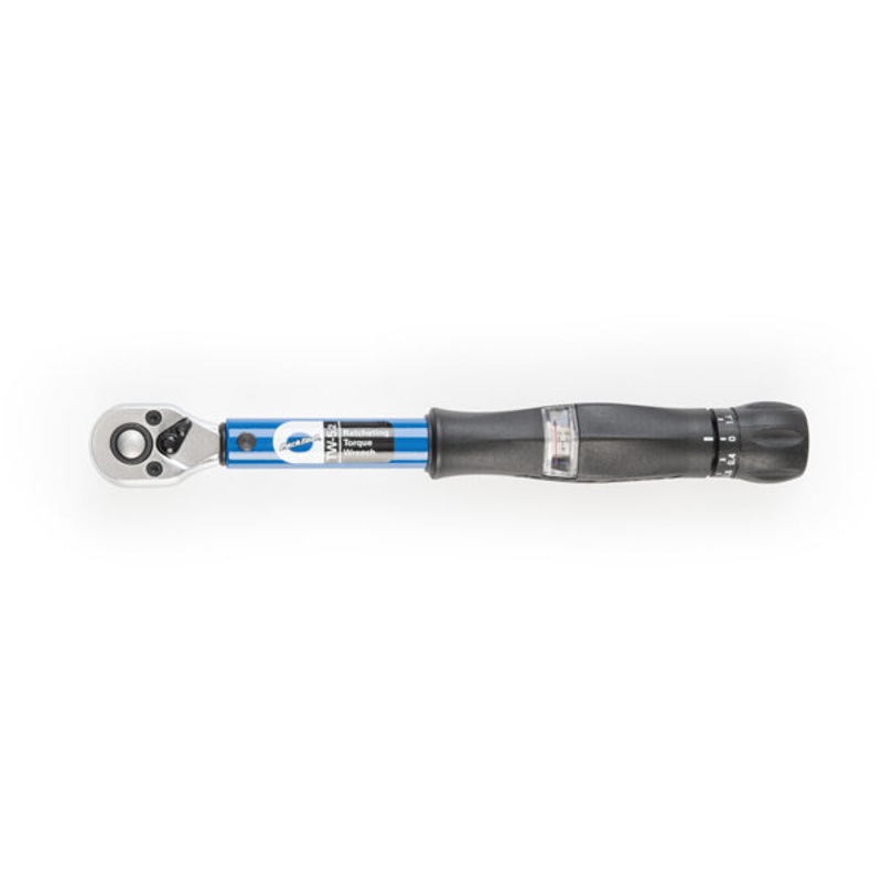 Park Tool TW-5.2 Ratcheting Torque Wrench: 2-14Nm 3/8 Drive Blue / Black One Size