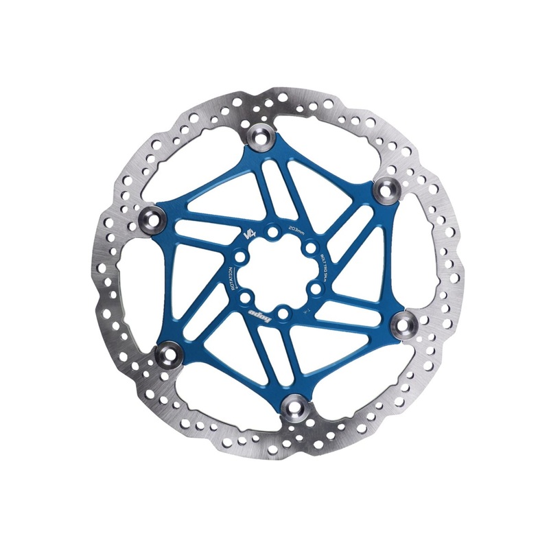 Hope V4 Vented Floating Disc Brake Rotor Orange 203mm