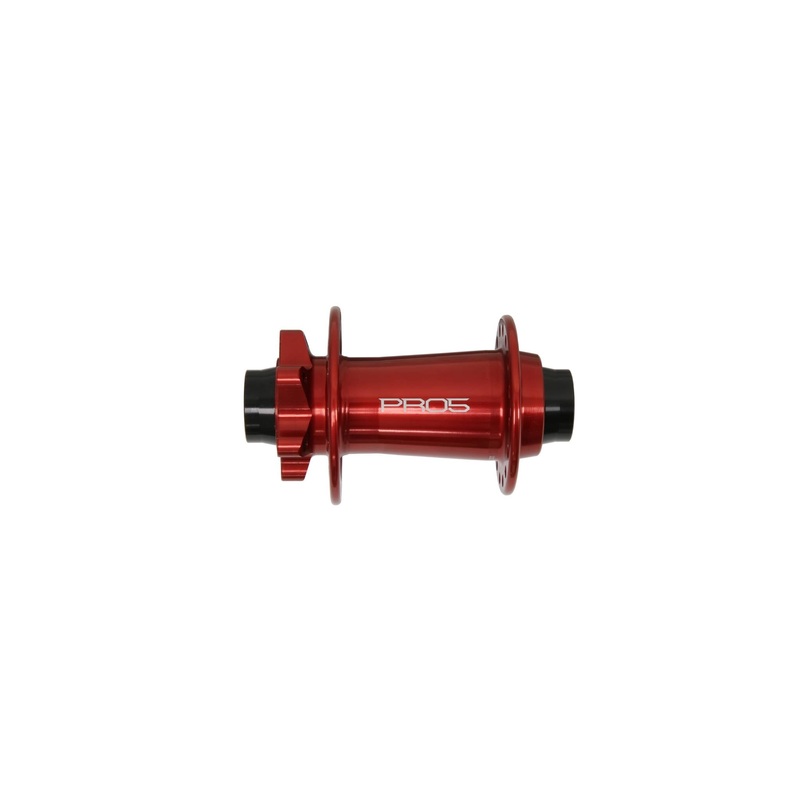 Hope Pro 5 Front Hub 6-Bolt - Red Red 32H 100 x 12mm