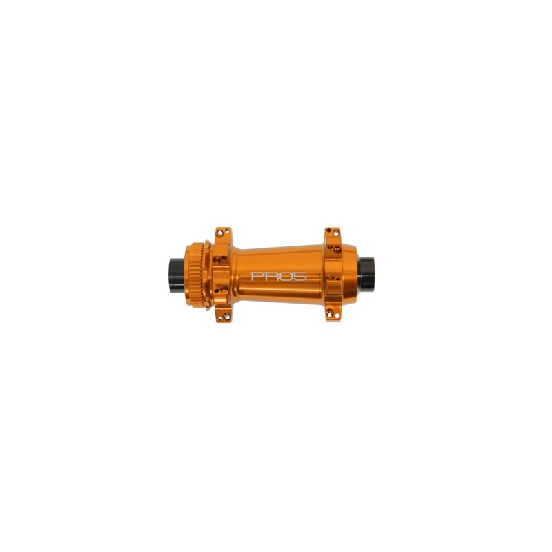 Hope Pro 5 Front Hub Straight Pull - Orange Orange 24H Boost 110 x 12mm