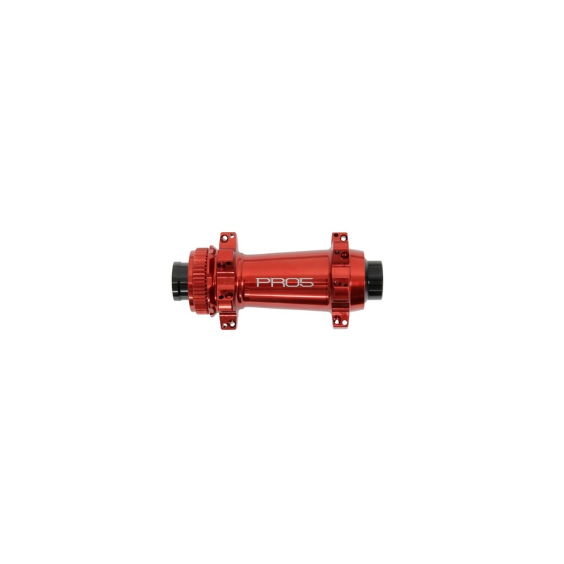 Hope Pro 5 Front Hub Straight Pull - Red Red 24H 100 x 12mm