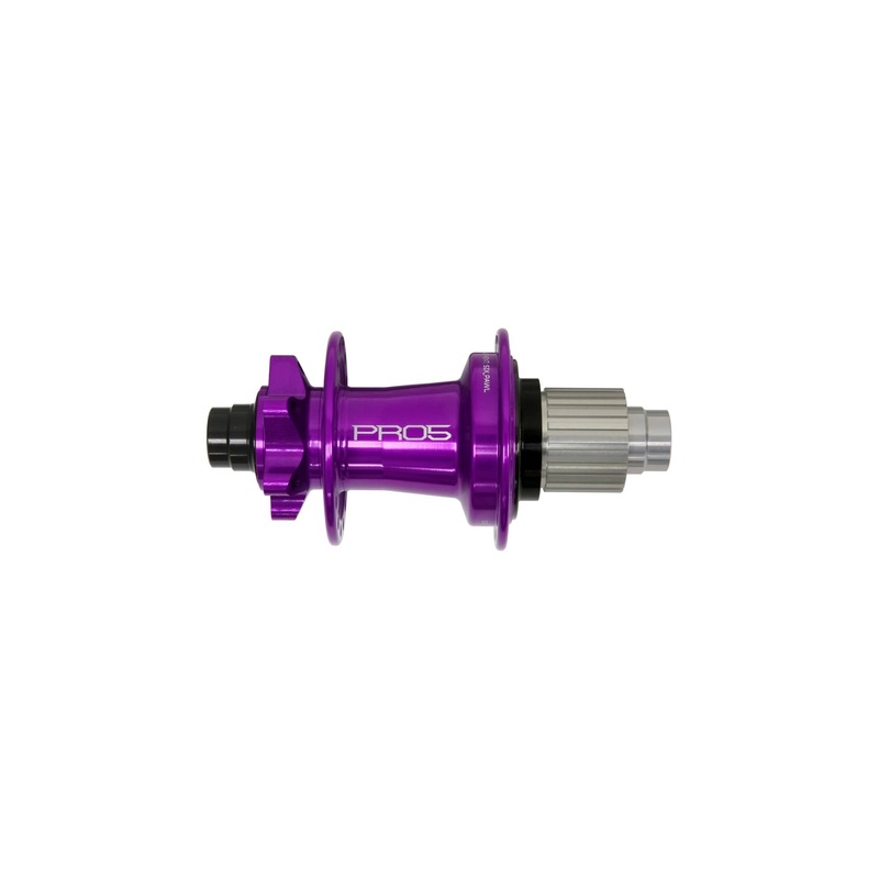 Hope Pro 5 Rear Hub 6-Bolt - Purple Purple 32H 150 x 12mm - Shimano Microspline