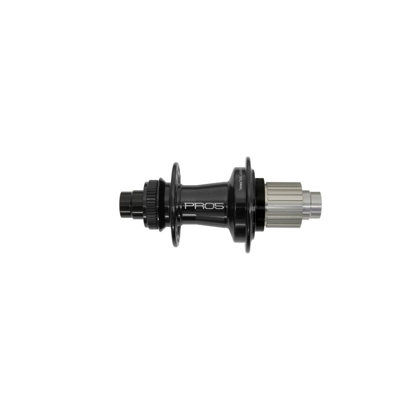 Hope Pro 5 Rear Hub Centre Lock - Black Black 32H 142 x 12mm - Shimano Microspline