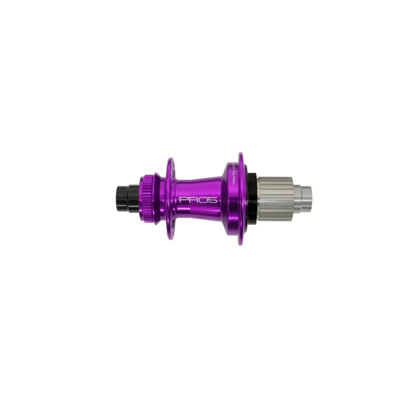 Hope Pro 5 Rear Hub Centre Lock - Purple Purple 32H 142 x 12mm - Shimano Microspline