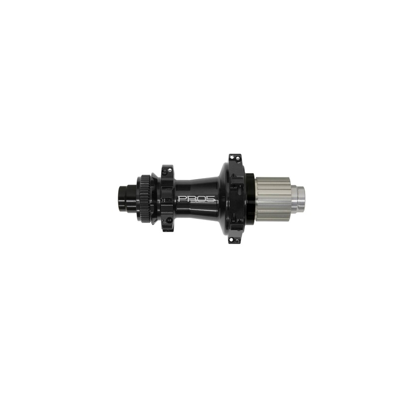 Hope Pro 5 Rear Hub Straight Pull - Black Black 24H 135 x 12mm - Shimano Microspline