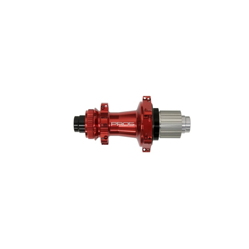 Hope Pro 5 Rear Hub Straight Pull - Red Red 24H 135 x 12mm - Shimano Microspline