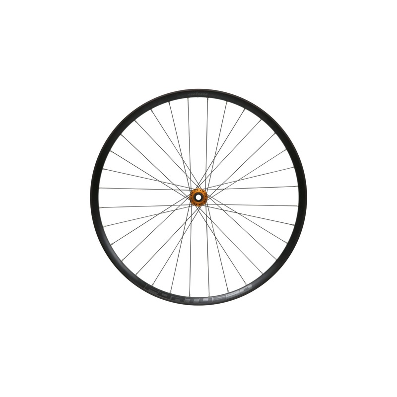 Hope Fortus 30W Pro 5 Orange Front Wheel Orange 26 - 6-Bolt 100 x 15mm