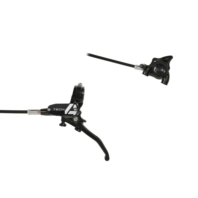 Hope Tech 4 X2 Flatmount Disc Brake Black/Black Left Hand
