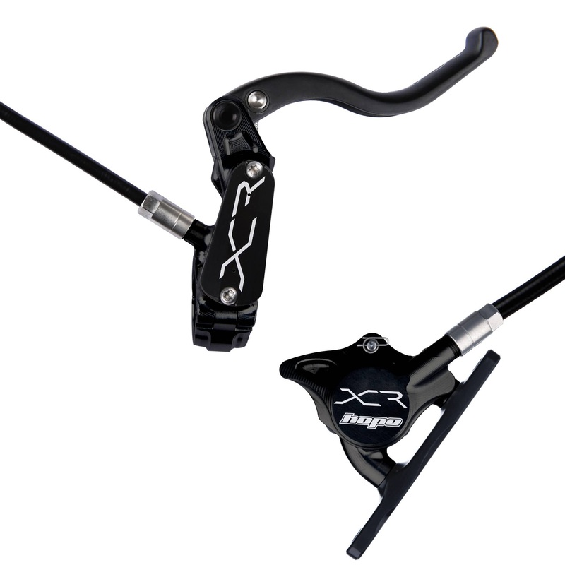 Hope XCR Pro X2 Flatmount Disc Brake Black Front - Left Hand (Euro)