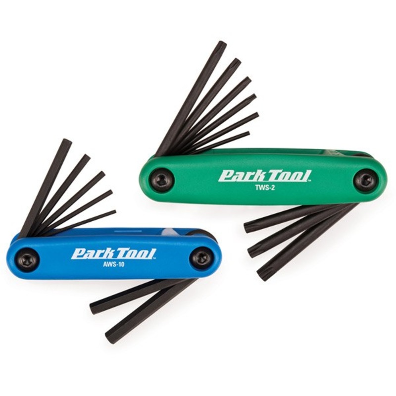 Park Tool FWS-2 Fold-Up Wrench Set Multicolour One Size