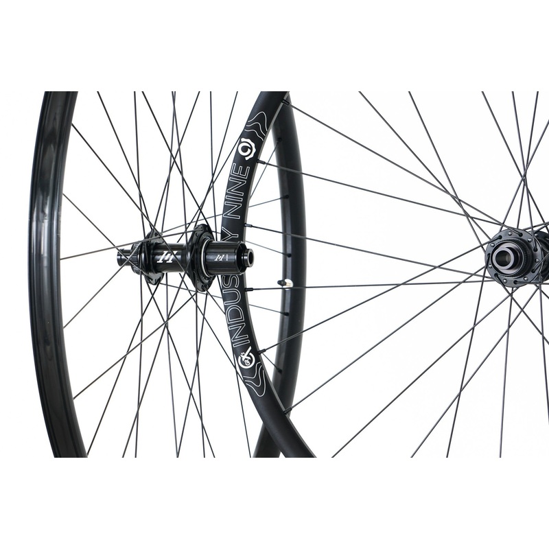 Industry Nine 1/1 GRCX S 700c Center Lock Wheelset Black 12x100 12x142 HG