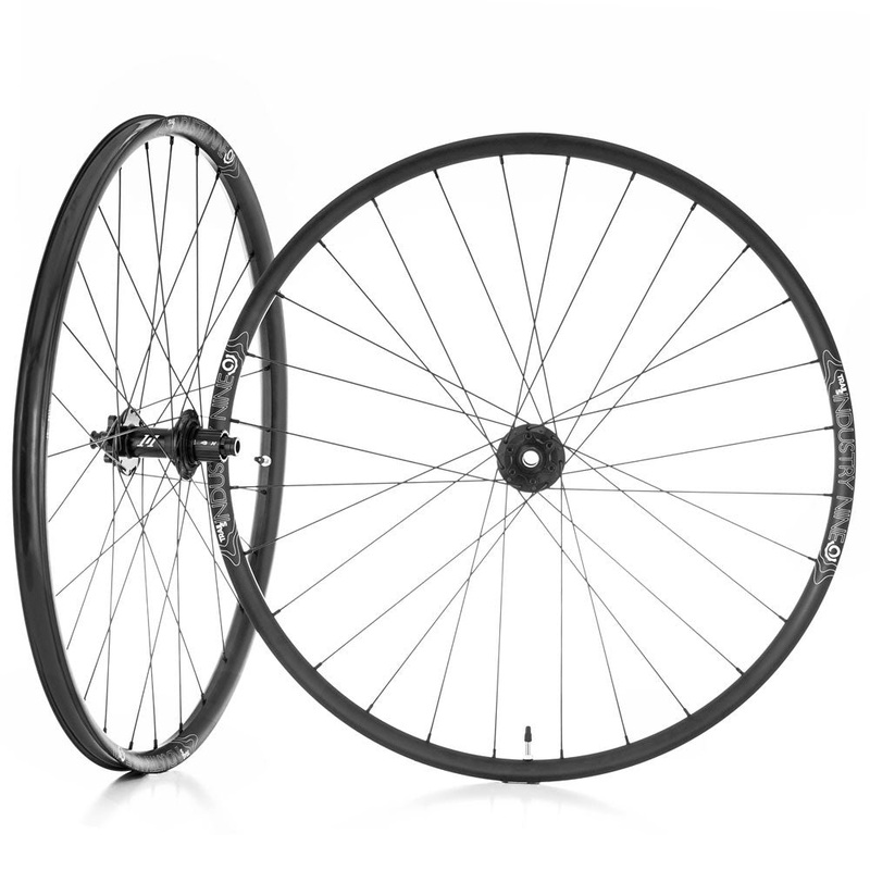 Industry Nine 1/1 Trail 27.5" Center Lock Wheelset Black 15x110 & 12x148 HG