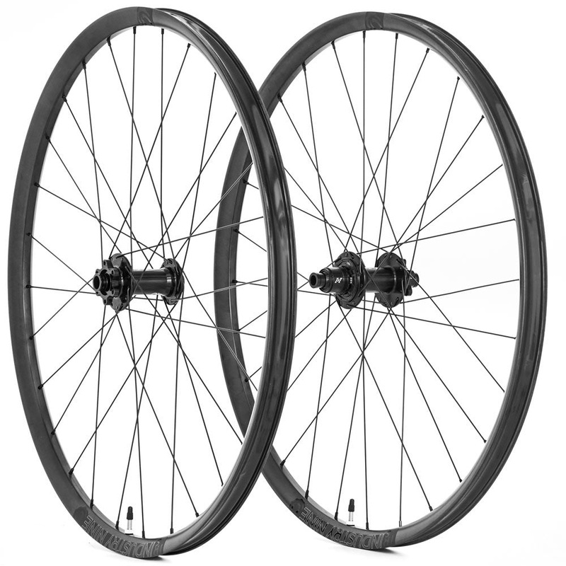 Industry Nine 1/1 Trail Carbon 29" Center Lock Wheelset Black 15x110 & 12x148 HG