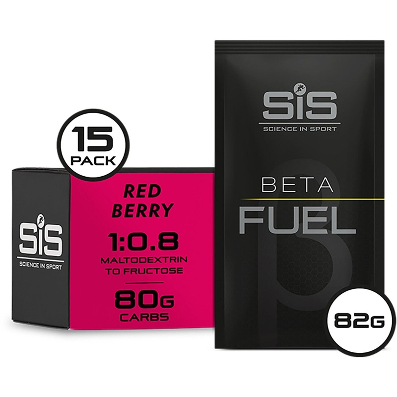 Science in Sport Beta Fuel Energy Drink Powder (15 Box) Red Berry Box of 15