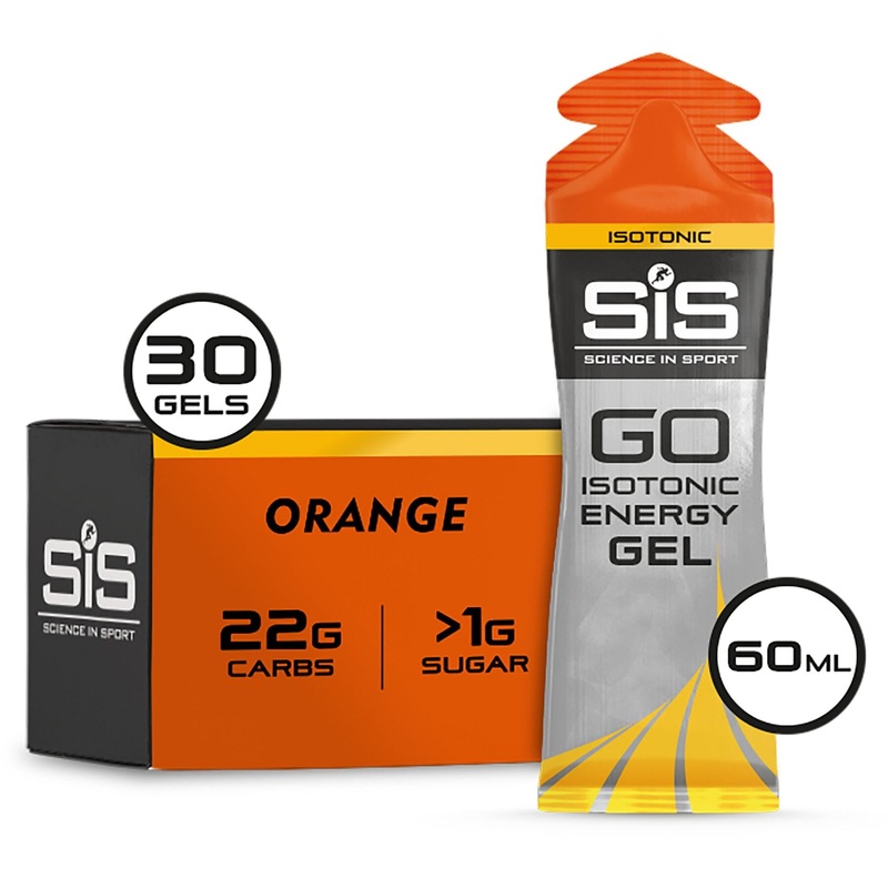 Science in Sport GO Isotonic Energy Gel (30 box) Orange Box of 30
