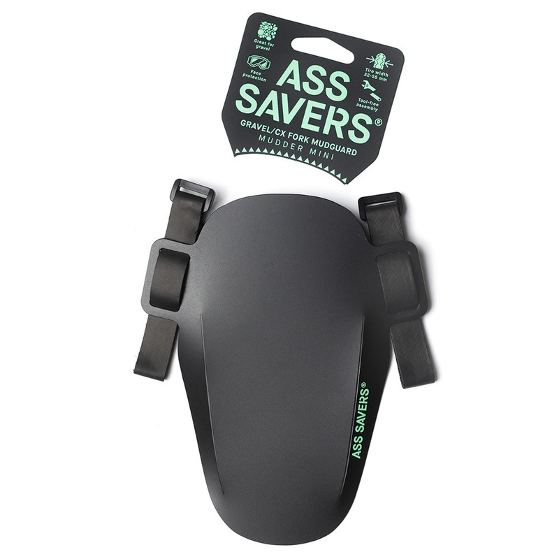 Ass Savers Mudder Mini Mudguard Black Front