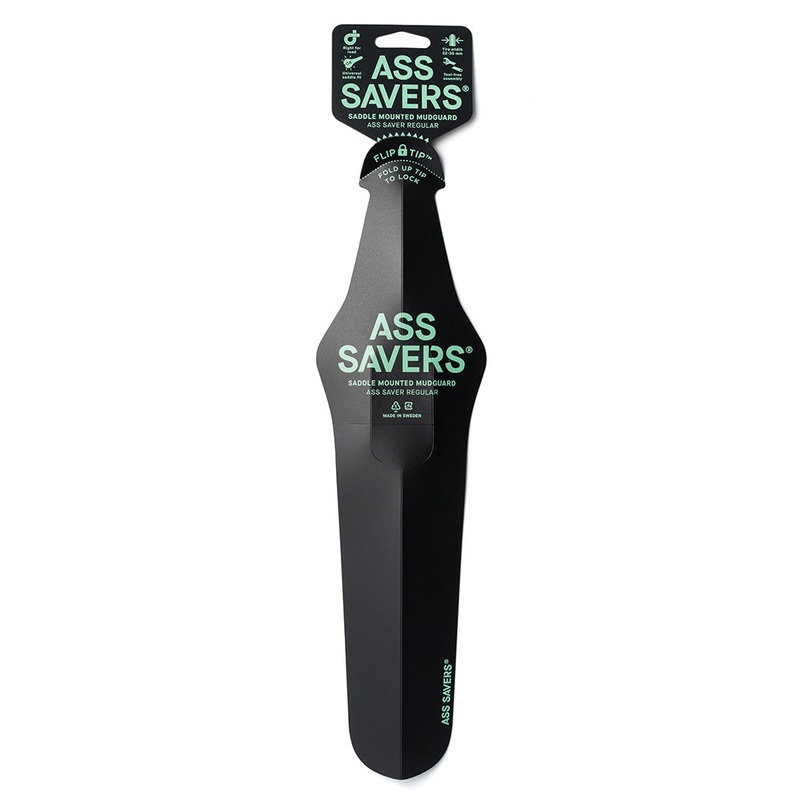 Ass Savers Regular Mudguard Black Rear